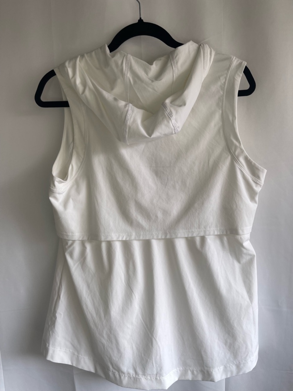 CALIA by Carrie Underwood White Athletic Hooded Vest - Picture 6 of 10